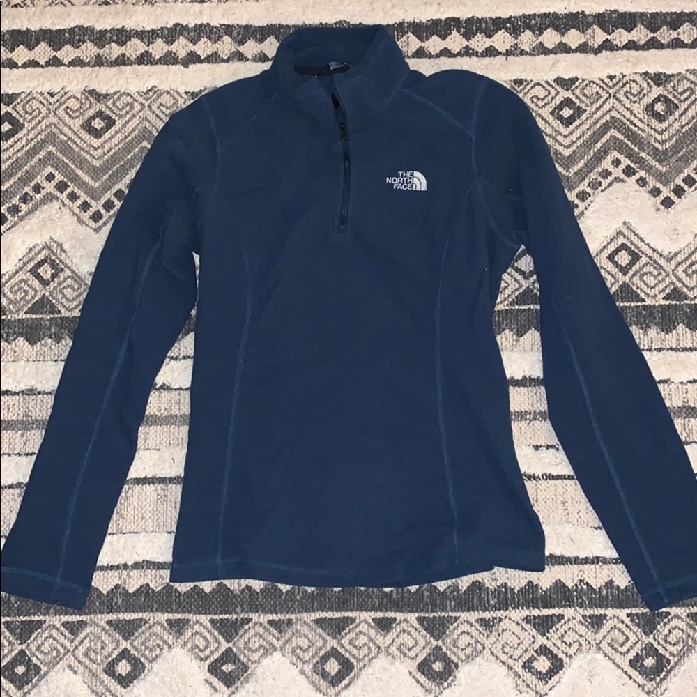 Quarter zip fleece sweater
